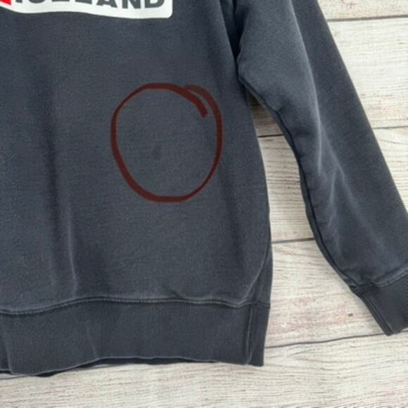 66 Degree North Iceland Crewneck Hoodie Sweatshirt Mens Medium Black - Picture 5 of 9